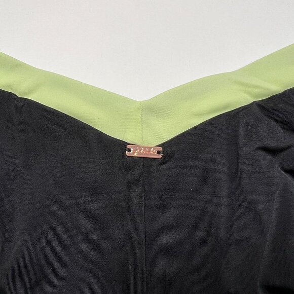 Victoria Secret Pink S Small Itsy Bikini Bottom Cheeky Black Colorblock - Picture 3 of 4